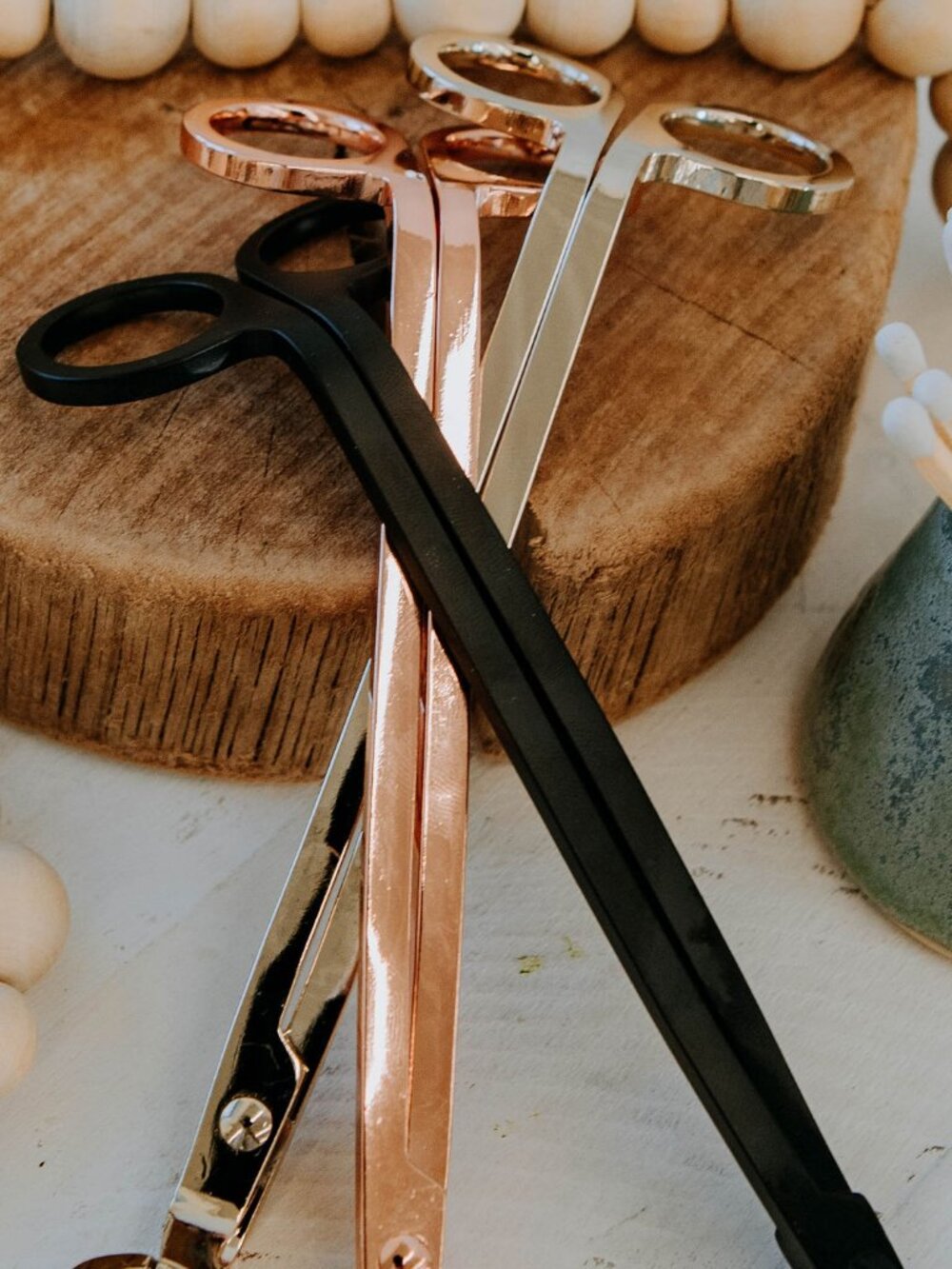 NWT Dirt Road Candle Co. Wick Trimmer Rose Gold - Picture 2 of 8